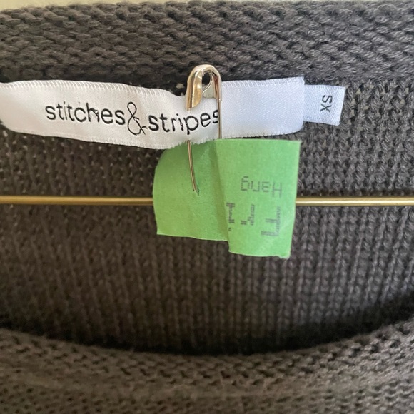 Stitches and Stripes Cut-Out Sweater - Picture 3 of 12